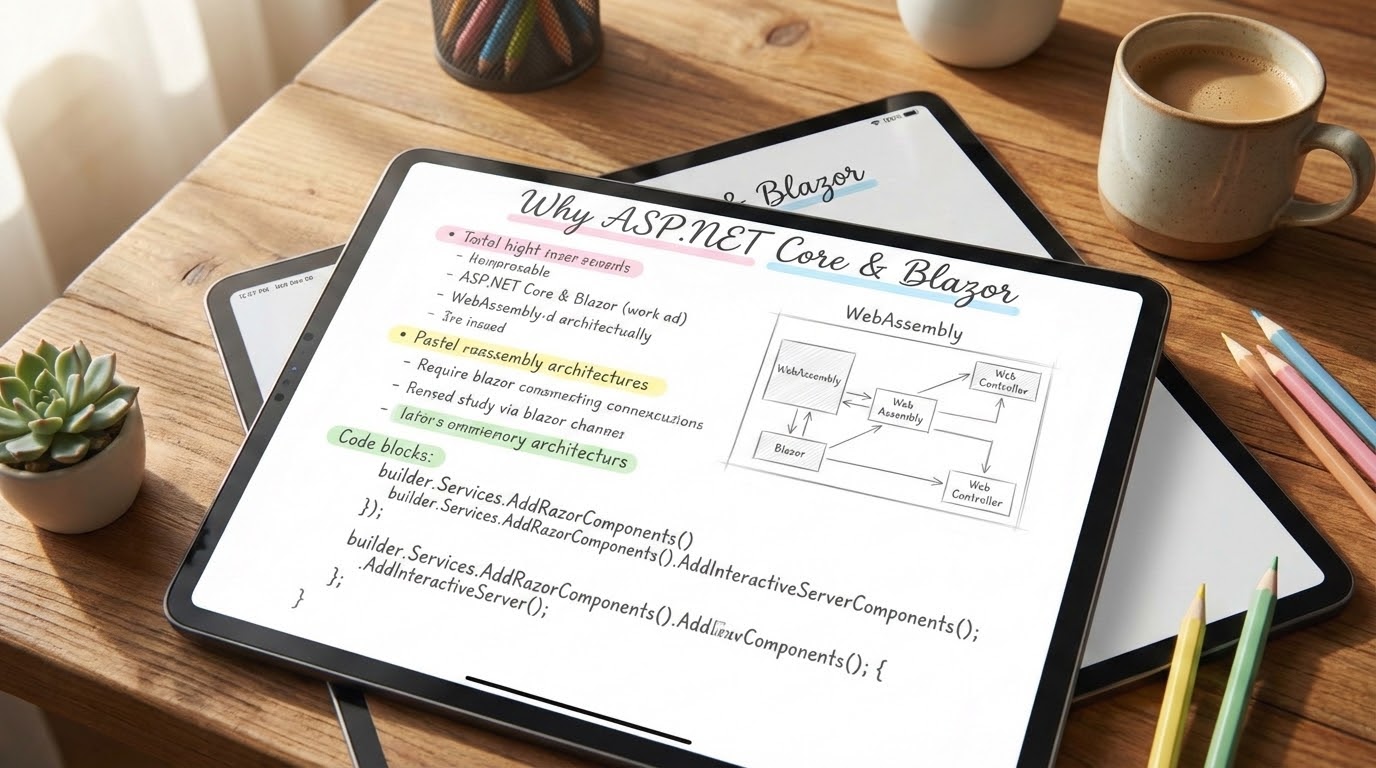 ภาพปกบทความ ทำไมต้อง ASP.NET Core และ Blazor