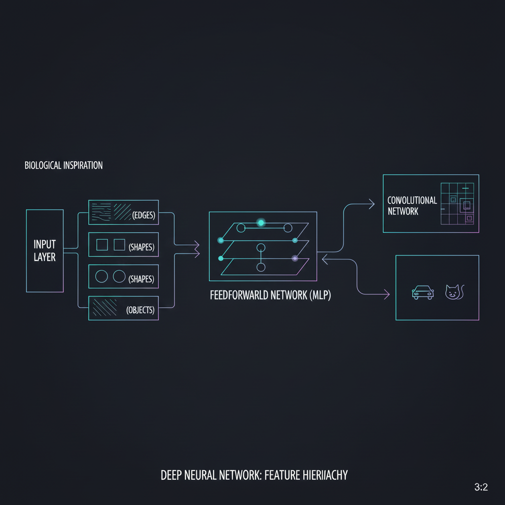 การทำงานแบบลำดับขั้น (Hierarchical Learning) ภายใน Hidden Layers