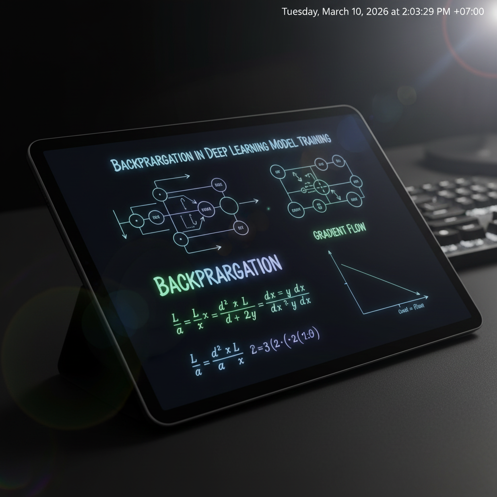 ภาพปก Backpropagation ในบริบทของการฝึกฝนโมเดล