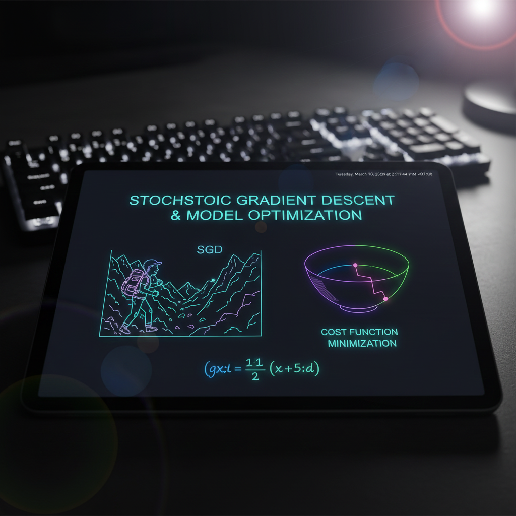ภาพปก Stochastic Gradient Descent ในการฝึกฝนโมเดล