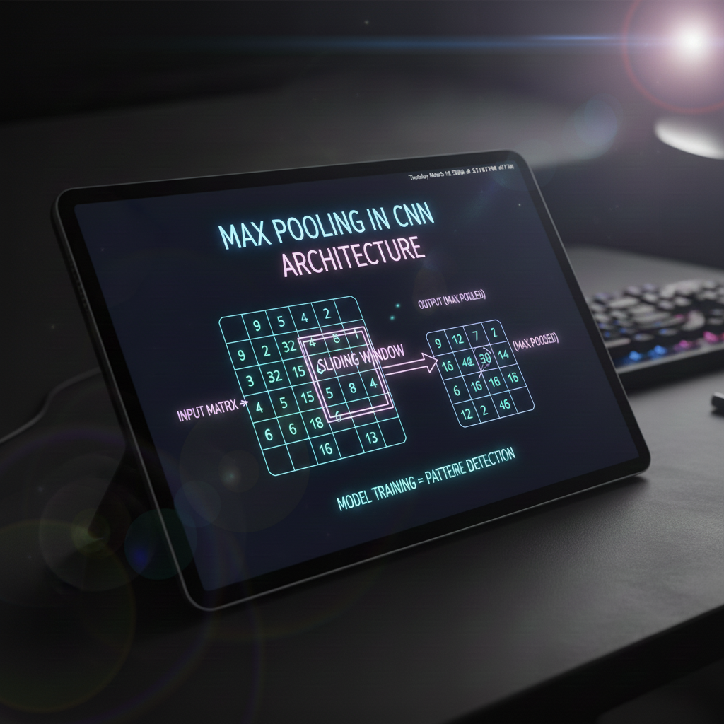 ภาพปก Max Pooling ในสถาปัตยกรรม CNN