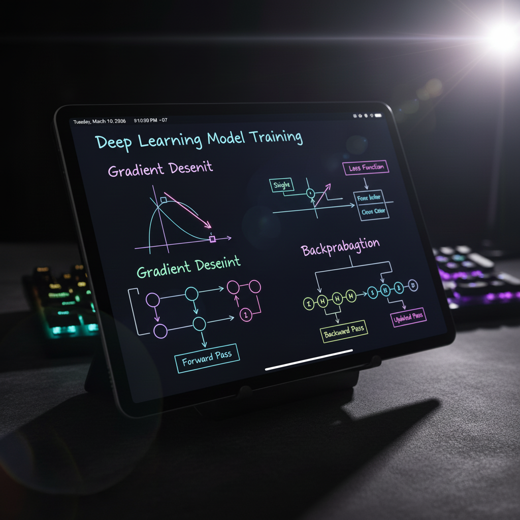 ภาพปก กระบวนการฝึกฝนโมเดล (Model Training) ใน Deep Learning