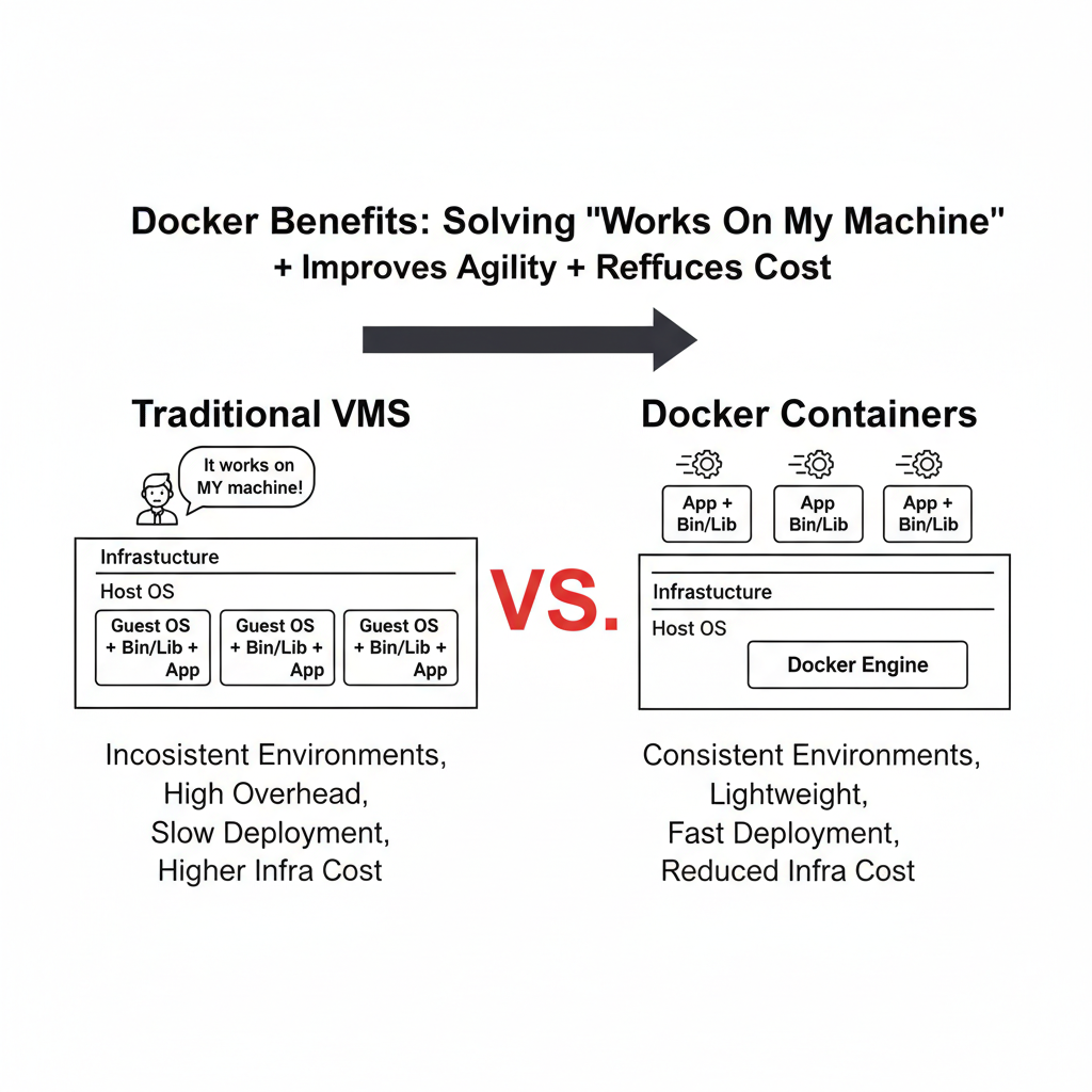 รูปประกอบ Architecture ลดต้นทุนและเพิ่ม Agility ด้วย Docker