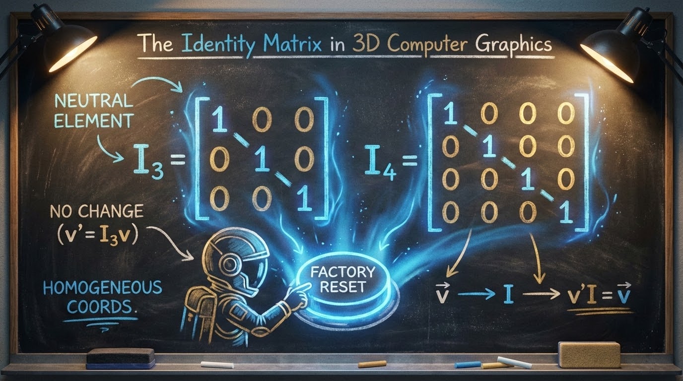 รูปปกกระดานดำชอล์กสีเรื่อง Identity Matrix