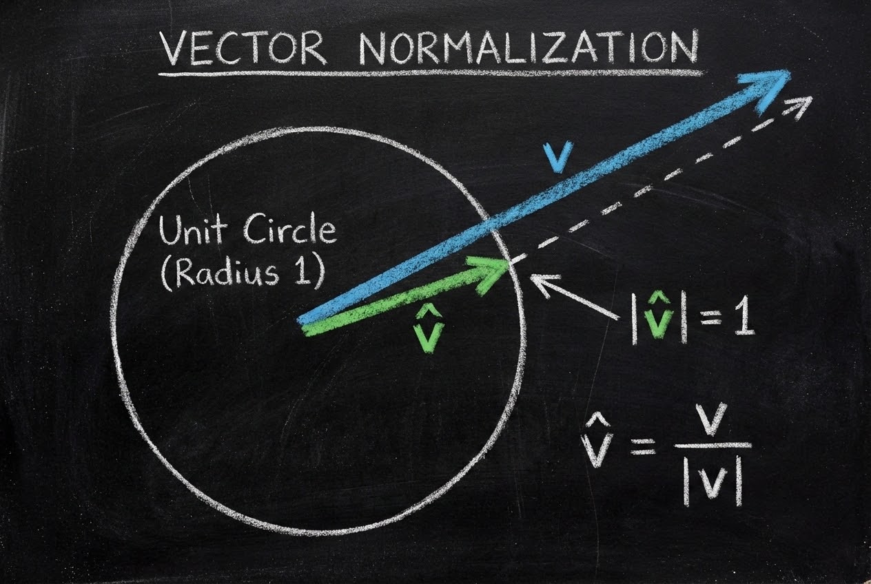 รูปประกอบ Vector Normalization
