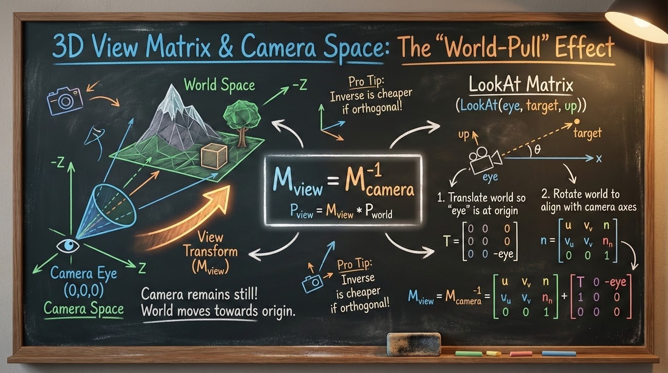 รูปปกกระดานดำชอล์กสีเรื่อง View Matrix