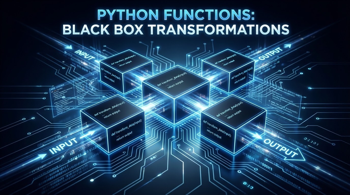 ภาพปกบทความ Functions และ Abstraction ใน Python
