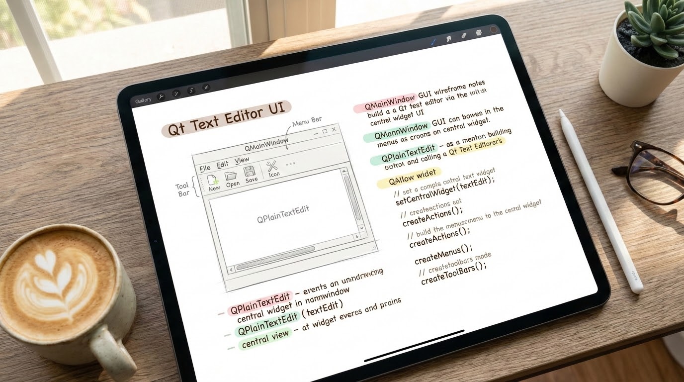 รูปปกบทความ Workshop 1 สร้างโปรแกรม Text Editor