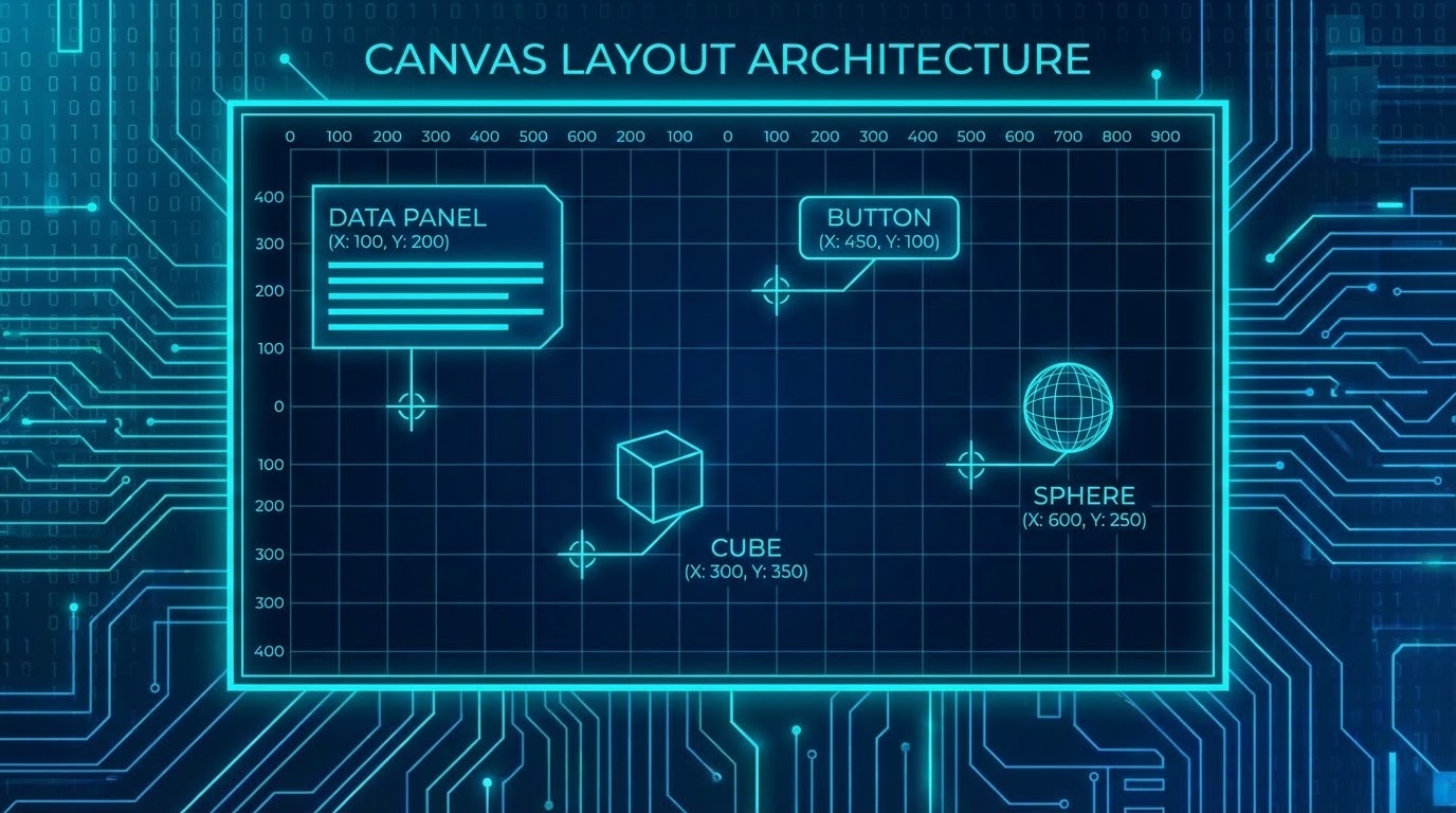 ภาพหน้าปกบทความ Canvas Layout ใน WPF