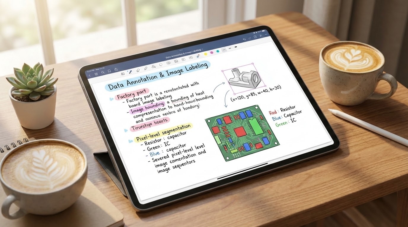 ภาพปกบทความ Data Annotation การสอน AI ให้รู้จักโลก