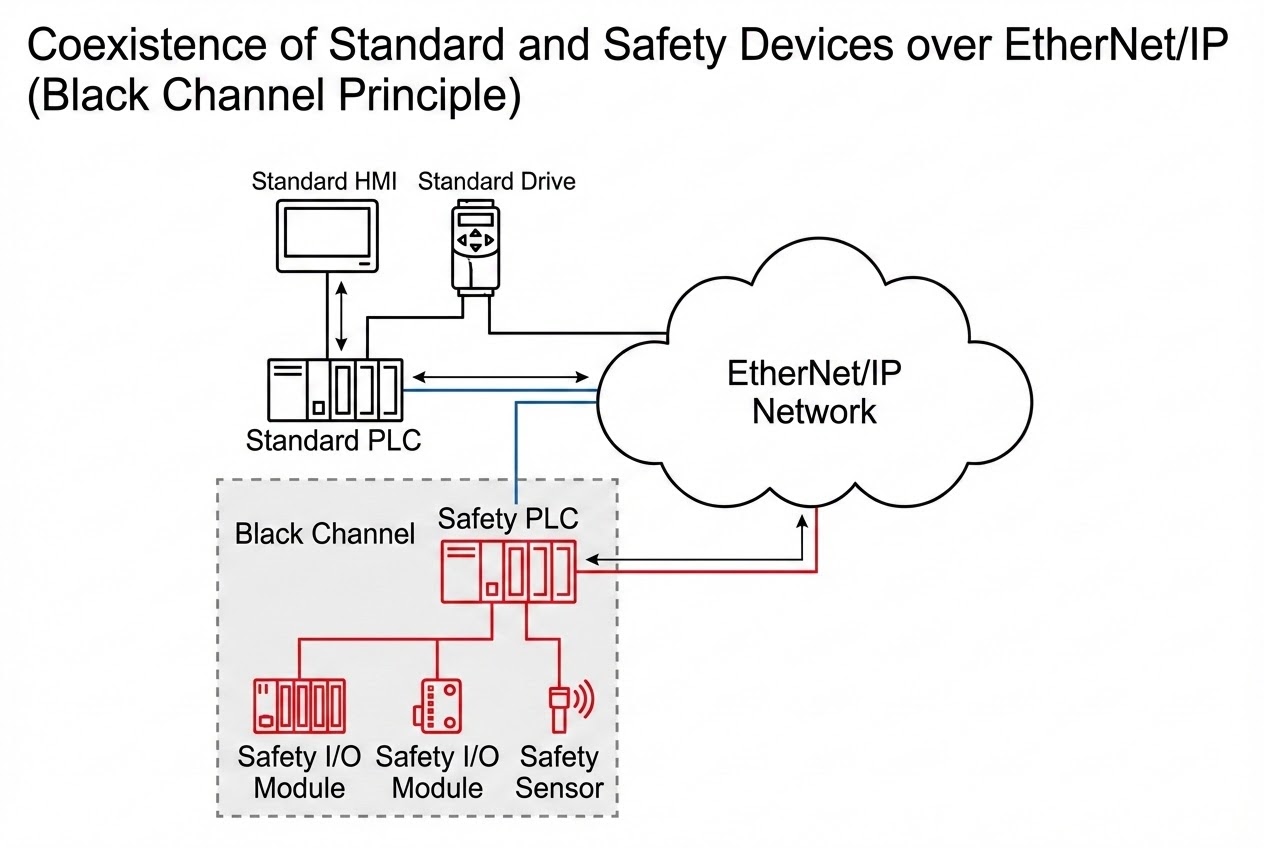 รูปประกอบ CIP Safety และ Black Channel Principle