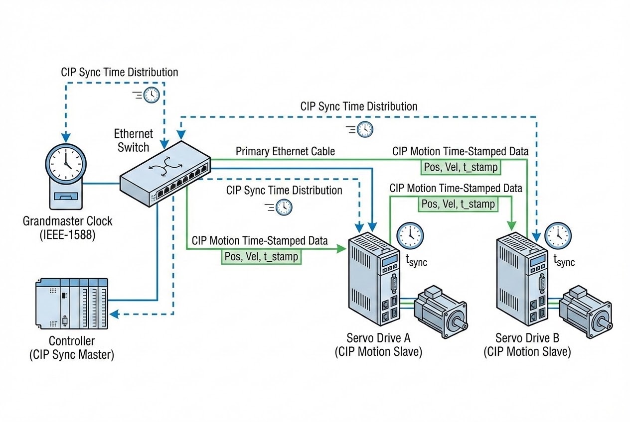รูปประกอบสถาปัตยกรรม CIP Motion และ CIP Sync