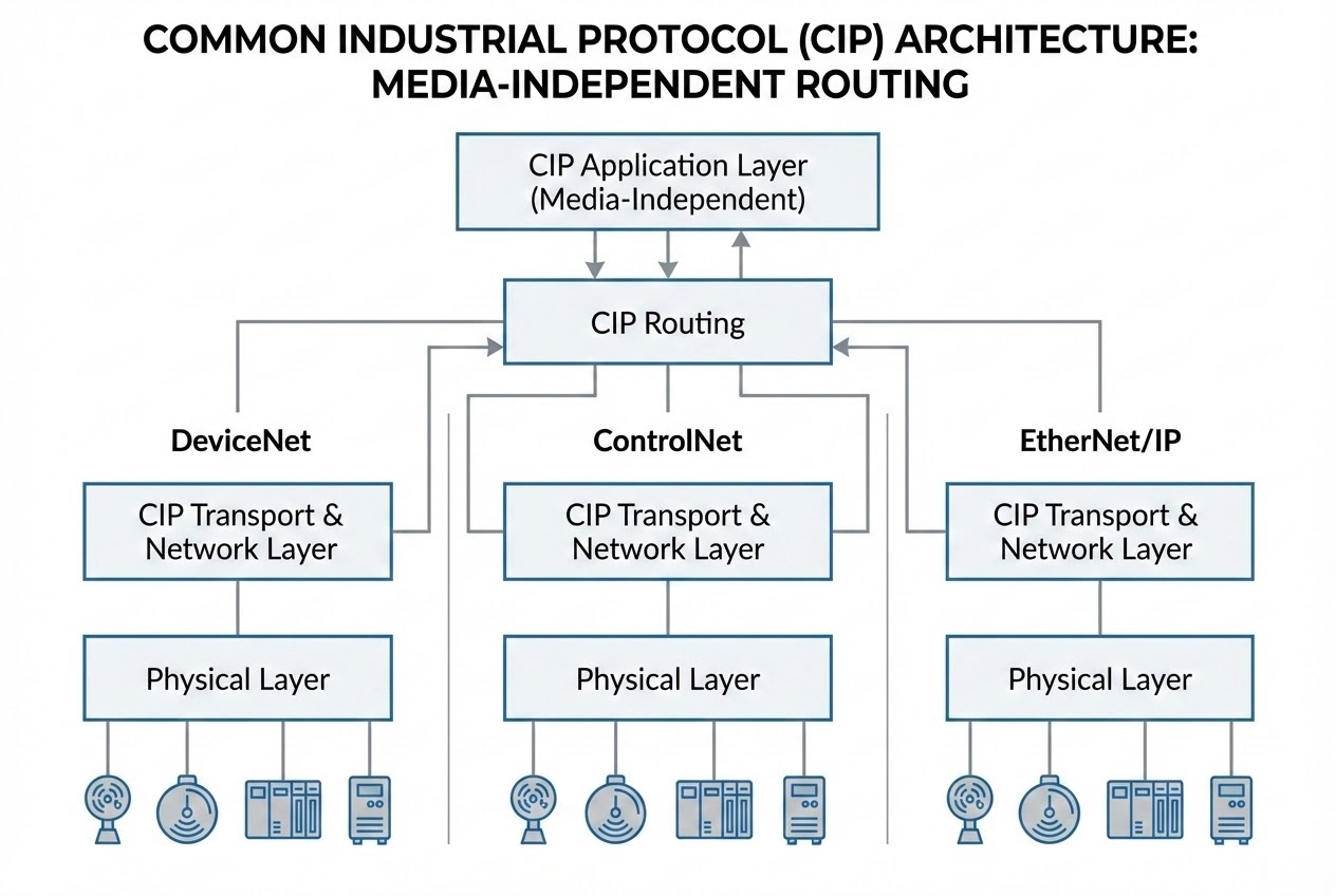 รูปประกอบ CIP Media-Independent Architecture
