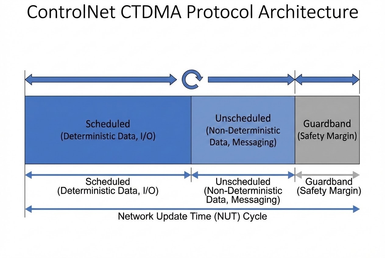 รูปประกอบกลไก CTDMA ของ ControlNet