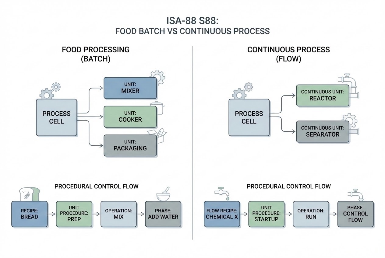 รูปประกอบ S88 in Food & Continuous Process