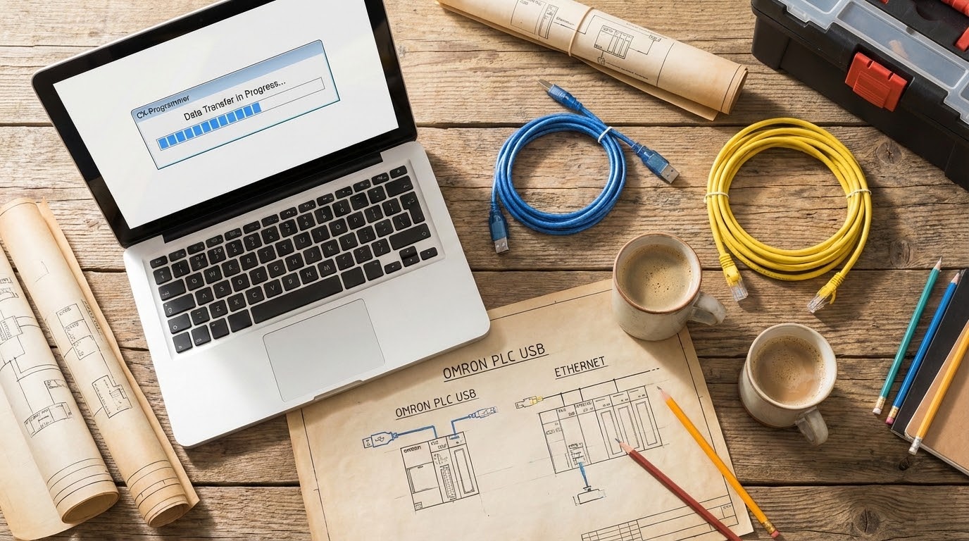 รูปปกบทความ ตอนที่ 10: เชื่อมต่อ PC กับ PLC: ผ่าน USB และ Ethernet
