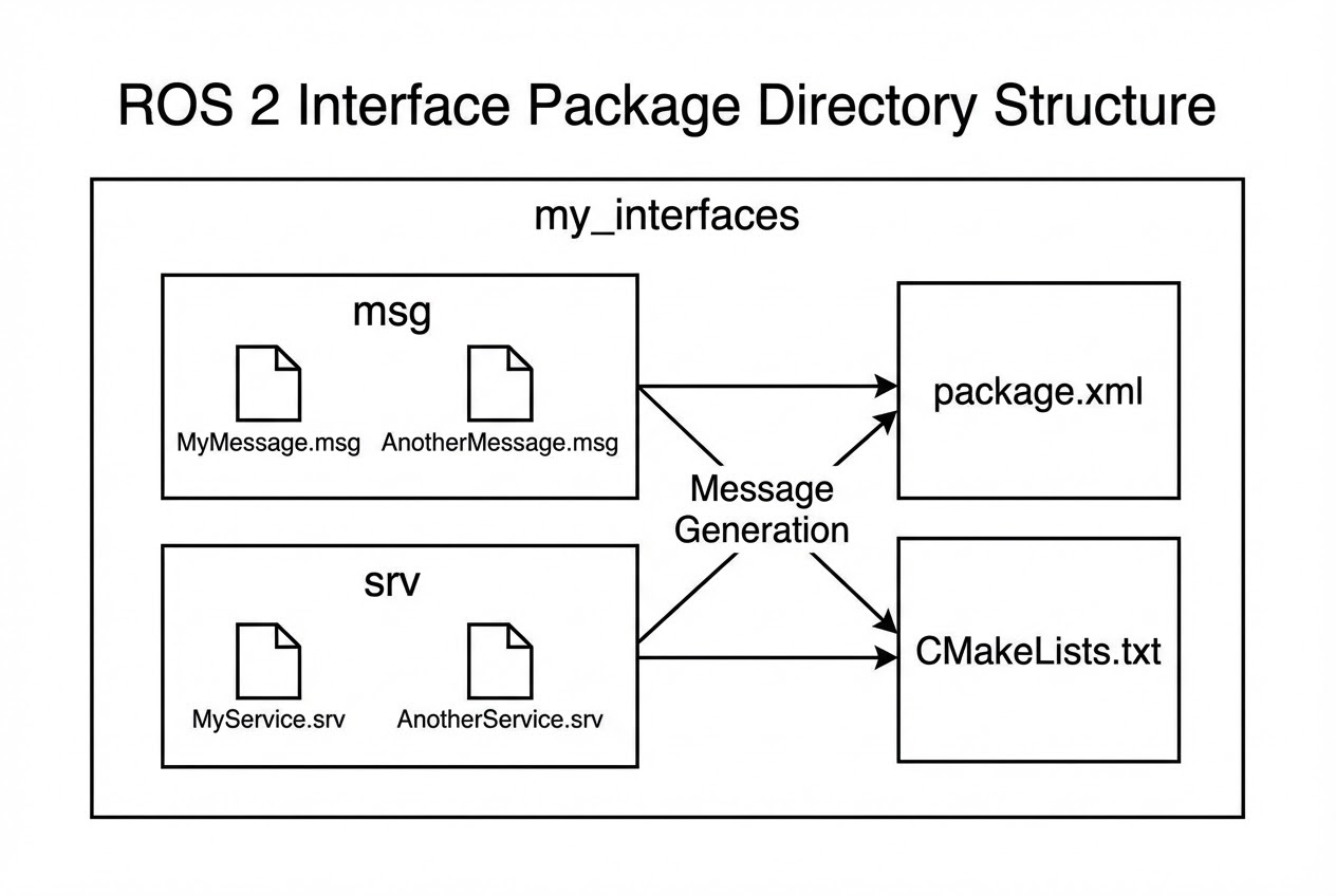 รูปประกอบโครงสร้างไฟล์ Interface Package