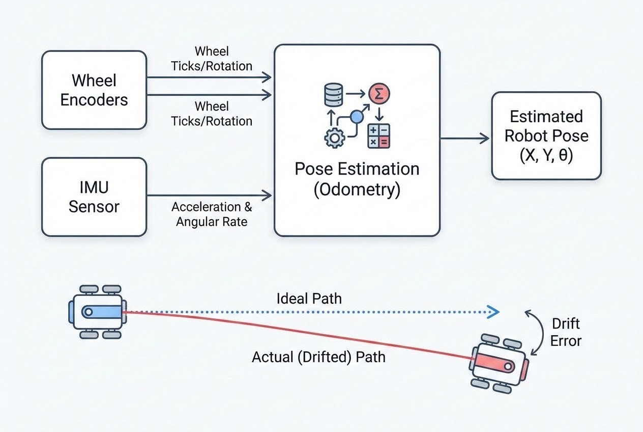รูปประกอบ Odometry Calculation and Drift