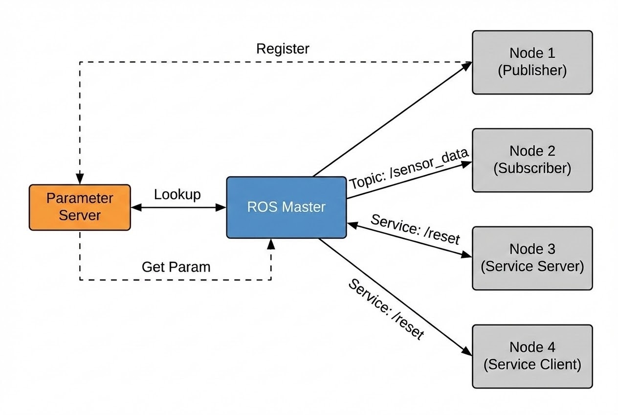 รูปประกอบ ROS Computation Graph