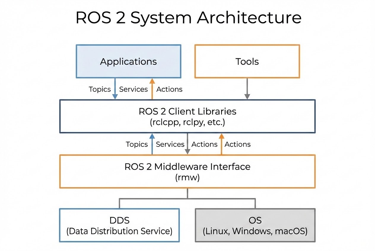 รูปประกอบ ROS Architecture