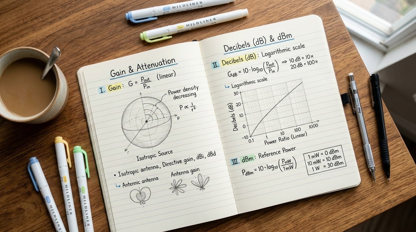 รูปปกบทความสมุดโน้ตวิศวกรรมเรื่อง Gain และ Attenuation